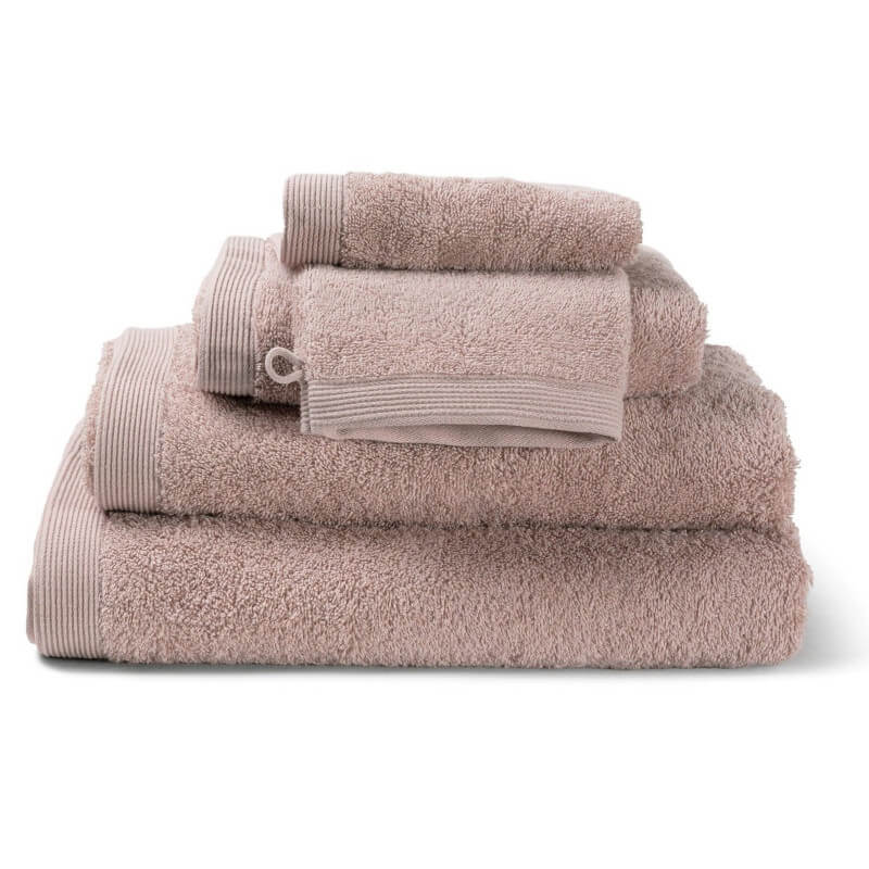 Handtuch-Set aus Baumwolle in den Farben Como, Rosa und Misty Pink – weiche, hochwertige Handtücher für Bad und Wellness