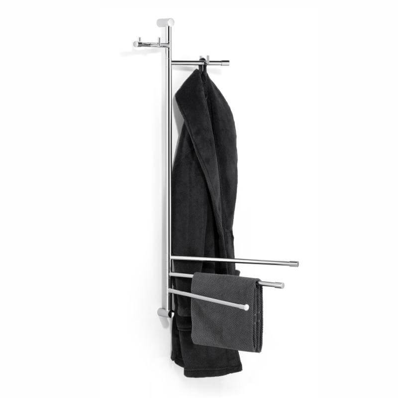 Handtuch- und Bademantelhalter "Family" von Giese: Praktisch und platzsparend – dieser Halter von Giese ist die ideale Lösung für kleine Badezimmer.
