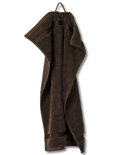 Handtücher kaufen, Princess Handtuch in Mocca (Braun/Dunkelbraun), warme Farben für ein gemütliches Bad.