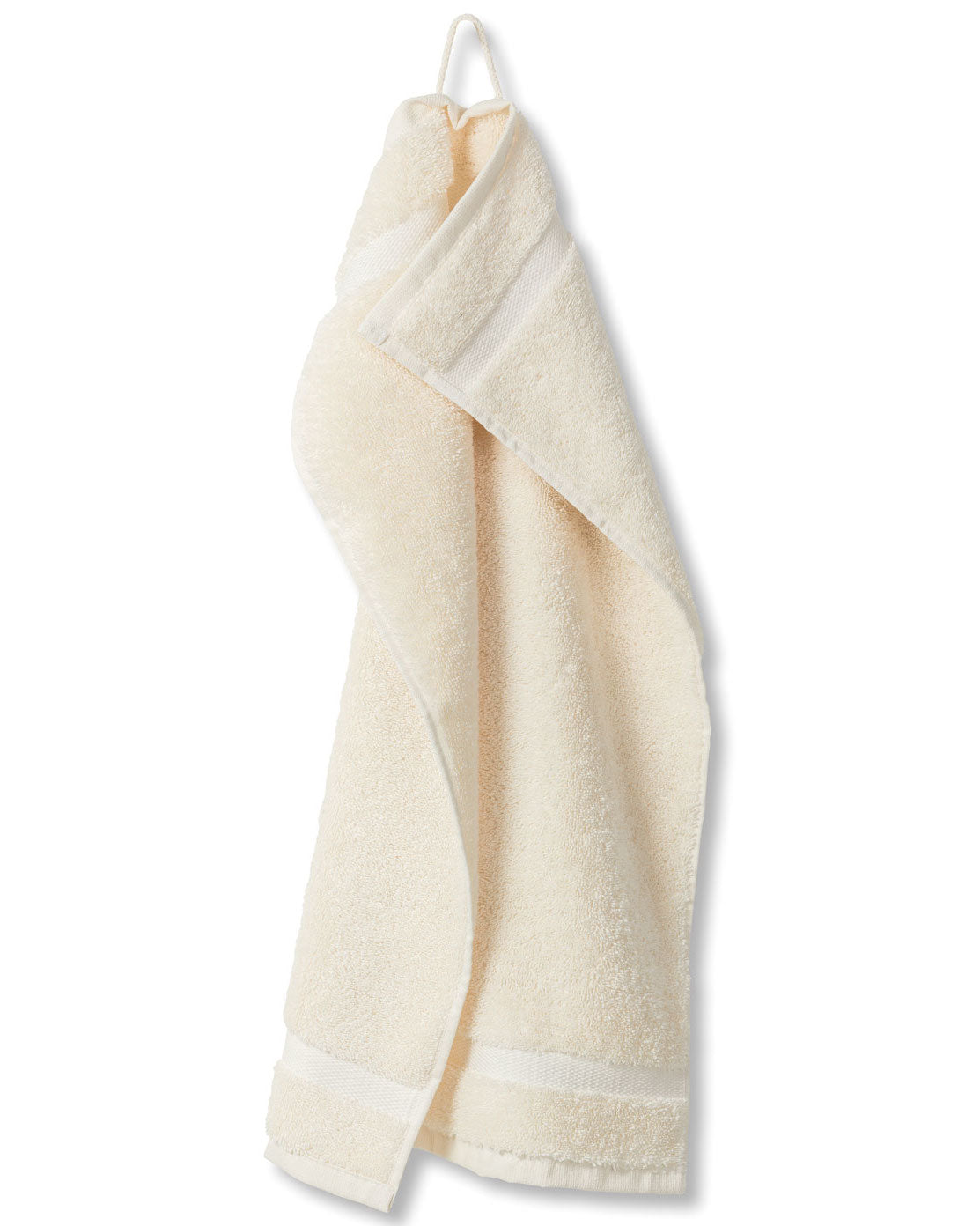 Behagliches Frottee-Handtuch 'Princess' in Natur, warme und behagliche Farbe.