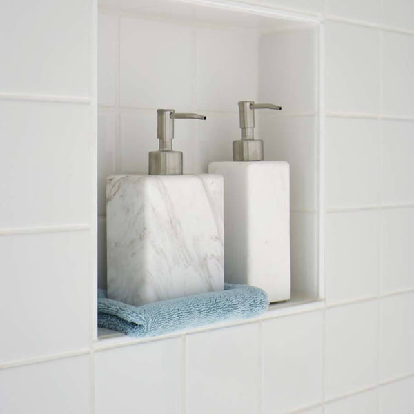 Seifenspender weiß Marmor Hammam