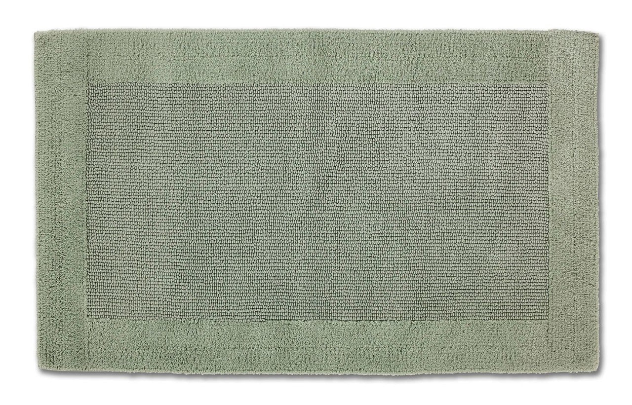 Hochwertiger Baumwoll-Badteppich Select in Jade Grün von Rhomyhome – weicher Badezimmerteppich in elegantem Grünton für ein modernes und stilvolles Bad.