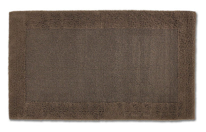 Hochwertiger Baumwoll-Badteppich Select in Taupe von Rhomyhome – weicher Badezimmerteppich in warmem Naturton für ein stilvolles und modernes Badezimmer.