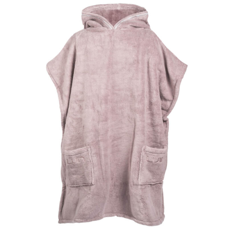 Luin Living hochwertiger Handtuch Poncho in Rosa – ideal für Sauna und Wellness