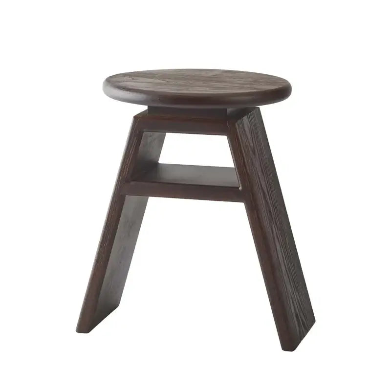 Holzhocker Cosmo Pekannuss – Eschenholz