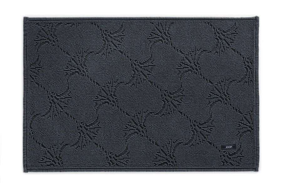 Badteppich "New Cornflower" von Joop: Zeitlose Eleganz für Ihr Badezimmer – dieser Badteppich von Joop in edlem Anthrazit ist ein stilvolles und pflegeleichtes Accessoire.
