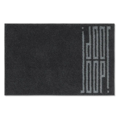 JOOP! Badteppich BARS Dunkelgrau Platin | Modernes Logo-Design für stilvolle Badezimmer