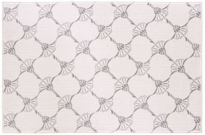 Joop! Teppich/Badteppich/Badezimmerteppich Repetition in reinem Weiß, stilvoller und eleganter Teppich für ein luxuriöses Bad.