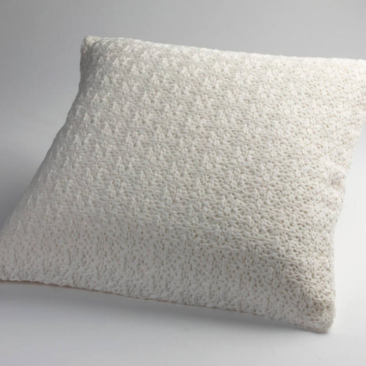 Kahle Tunis Kissenbezug, Offwhite, 50x50cm: Strukturierter Kissenbezug.