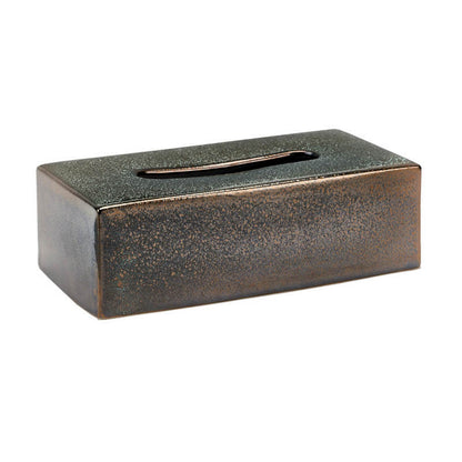 Aquanova Ugo Kosmetiktuchhalter/Kosmetiktuchbox, Vintage Bronze: Elegante Aufbewahrung für Ihr Bad.