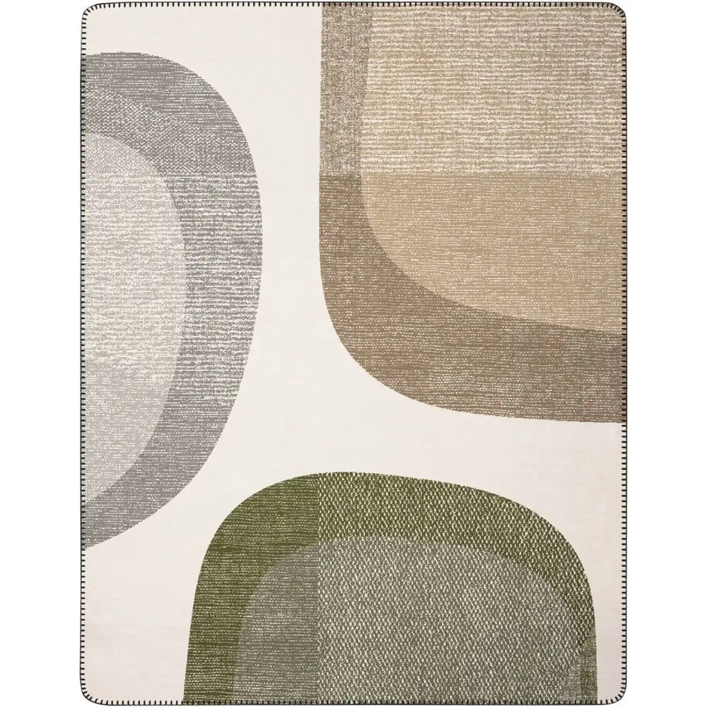 Kuscheldecke mit Muster Nordic Rock – Wohndecke 150 x 200 cm