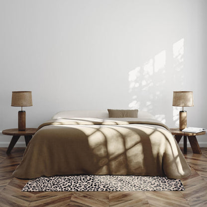 Läufer für Flur, Bad, Küche und Bett im Leoparden-Muster, 50x150 cm, modern und vielseitig