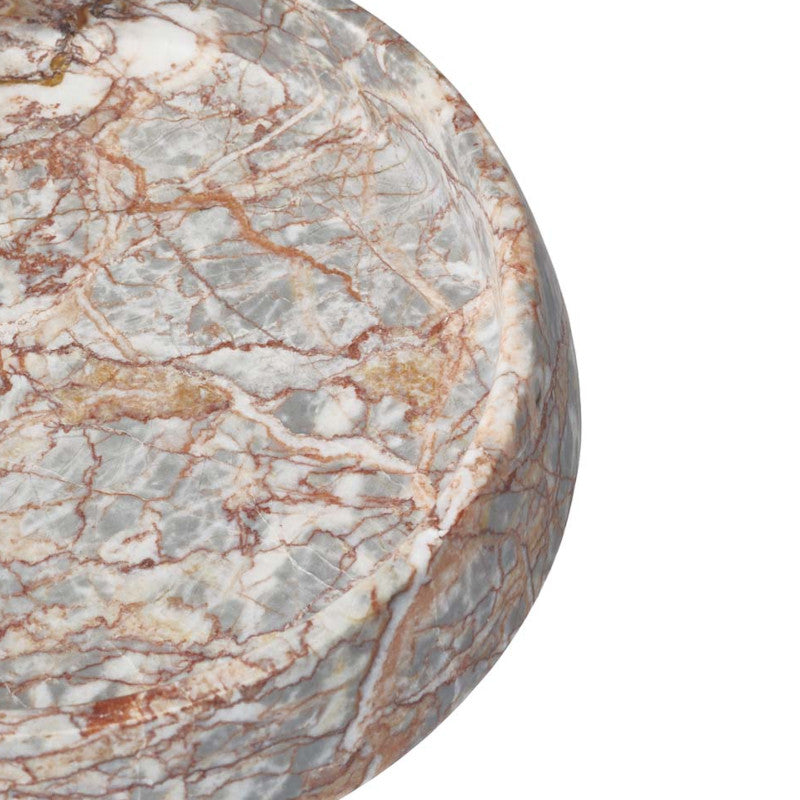 Detailansicht von Luxus-Badaccessoires aus Marmor in Creme und Beige, Orion-Serie