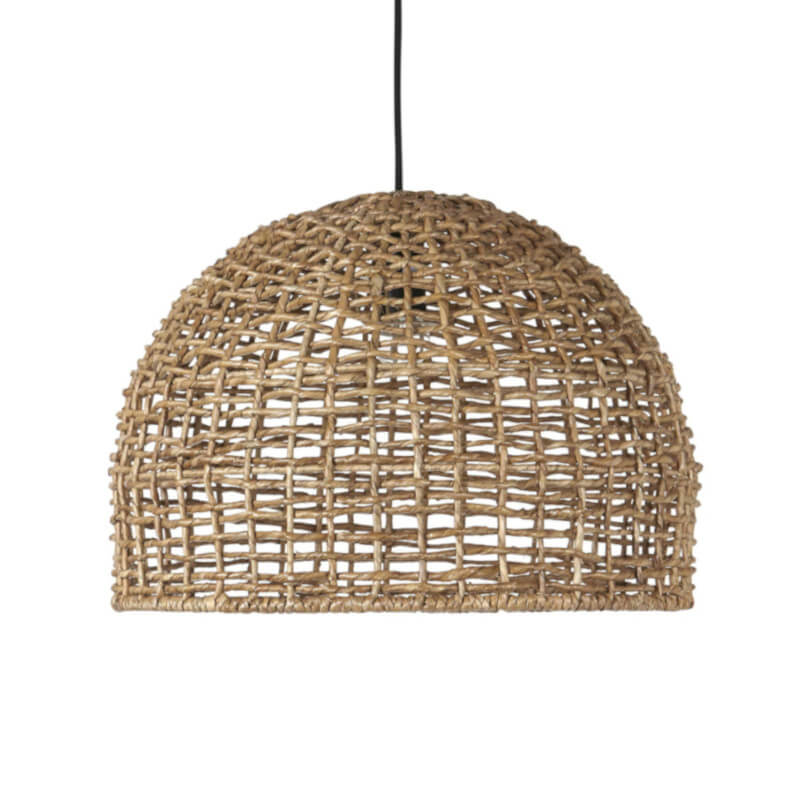 Moderne, geflochtene Pendelleuchte für Esstisch und Schlafzimmer, 37 cm, Ceu
