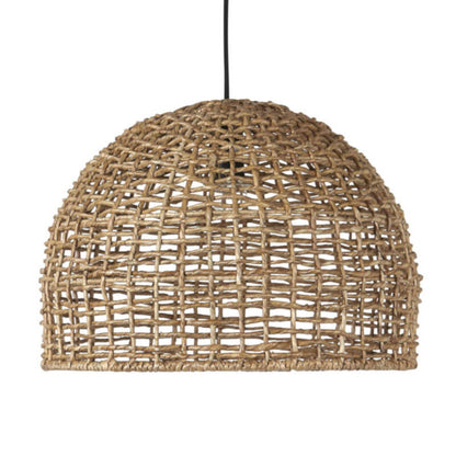 Moderne, geflochtene Pendelleuchte für Esstisch und Schlafzimmer, 46 cm, Ceu