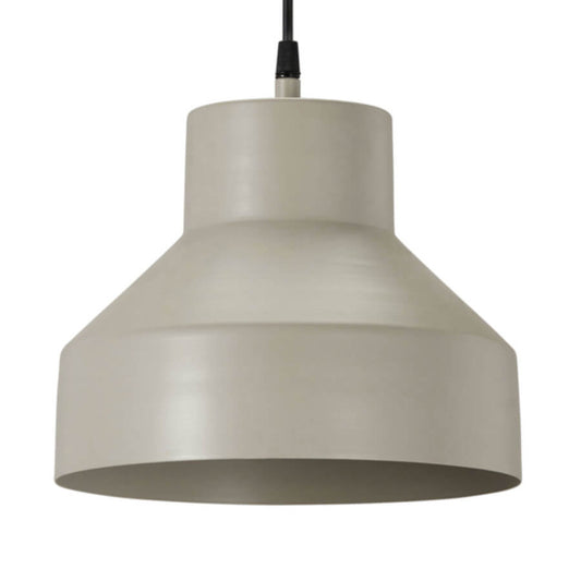 Moderne Metall-Pendelleuchte in mattem Beige: Die Hängeleuchte "Solo" von PR Home mit E27-LED ist ein stilvoller Blickfang.