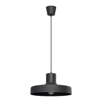 Pendelleuchte Bilo in Schwarz aus Metall, modernes Design für Esszimmer