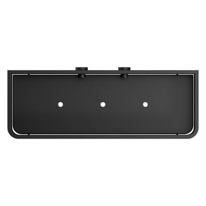 Schwarze Duschablage, Duschkorb von Giese, rostfrei mit herausnehmbarem Boden