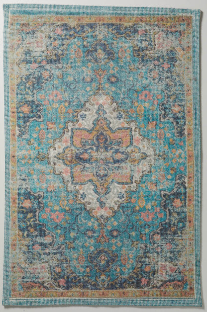 Moderner Vintage-Teppich in Pink Persia: Der Vorleger "Persia" von Evelyn Kahle mit Vintage-Muster in Pink ist ein echter Hingucker.