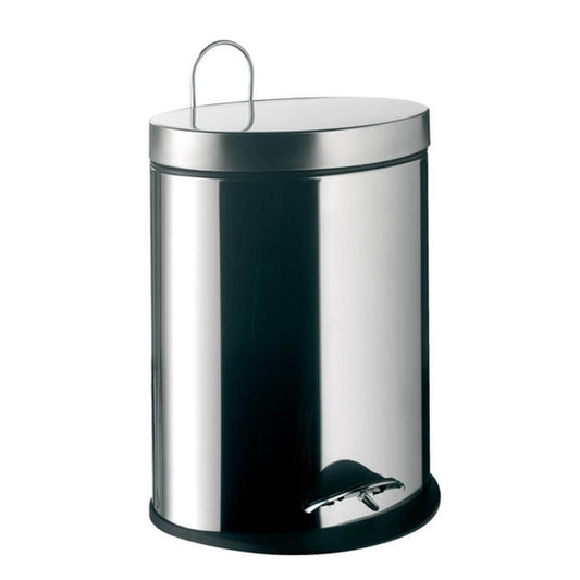 Ovaler Kosmetikeimer von Emco, 5 Liter, Edelstahl: Elegante Form für Ihr Badezimmer – dieser Kosmetikeimer von Emco ist ein stilvolles Accessoire.