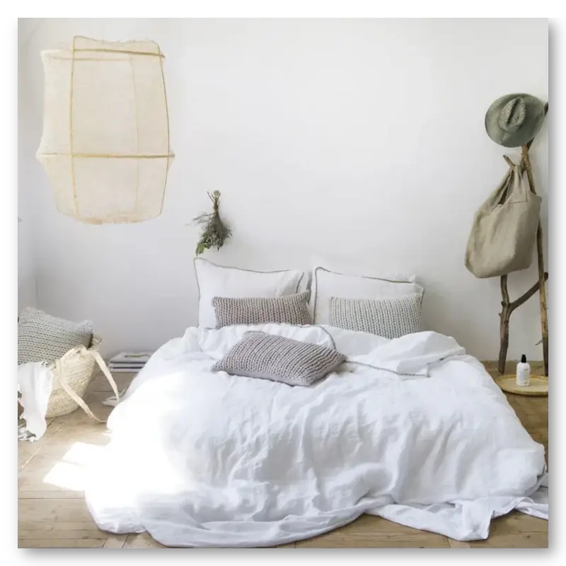 Passion for Linen Leinen Bettwäsche bei Dawelba – natürliche und luxuriöse Bettwäsche für erholsame Nächte.