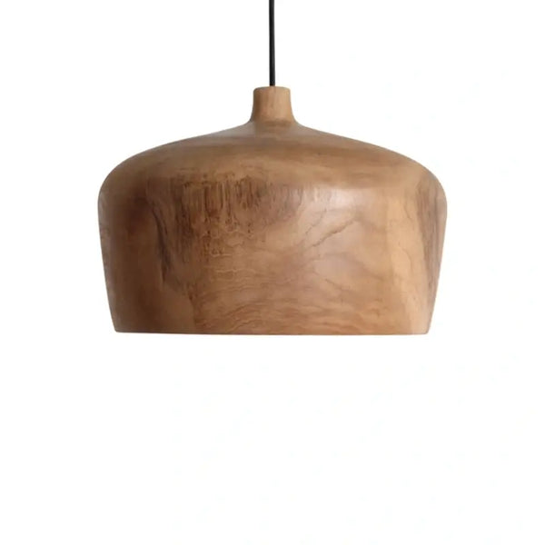 Holz Pendelleuchte rund – Sirocco Dome