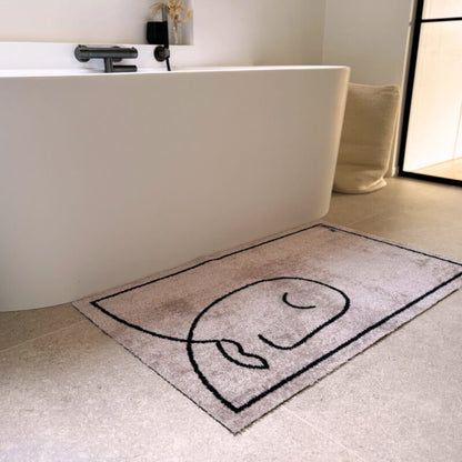 Pflegeleichte Badematte, Badezimmermatte mit modernem Motiv – Odet, Mad About Mats