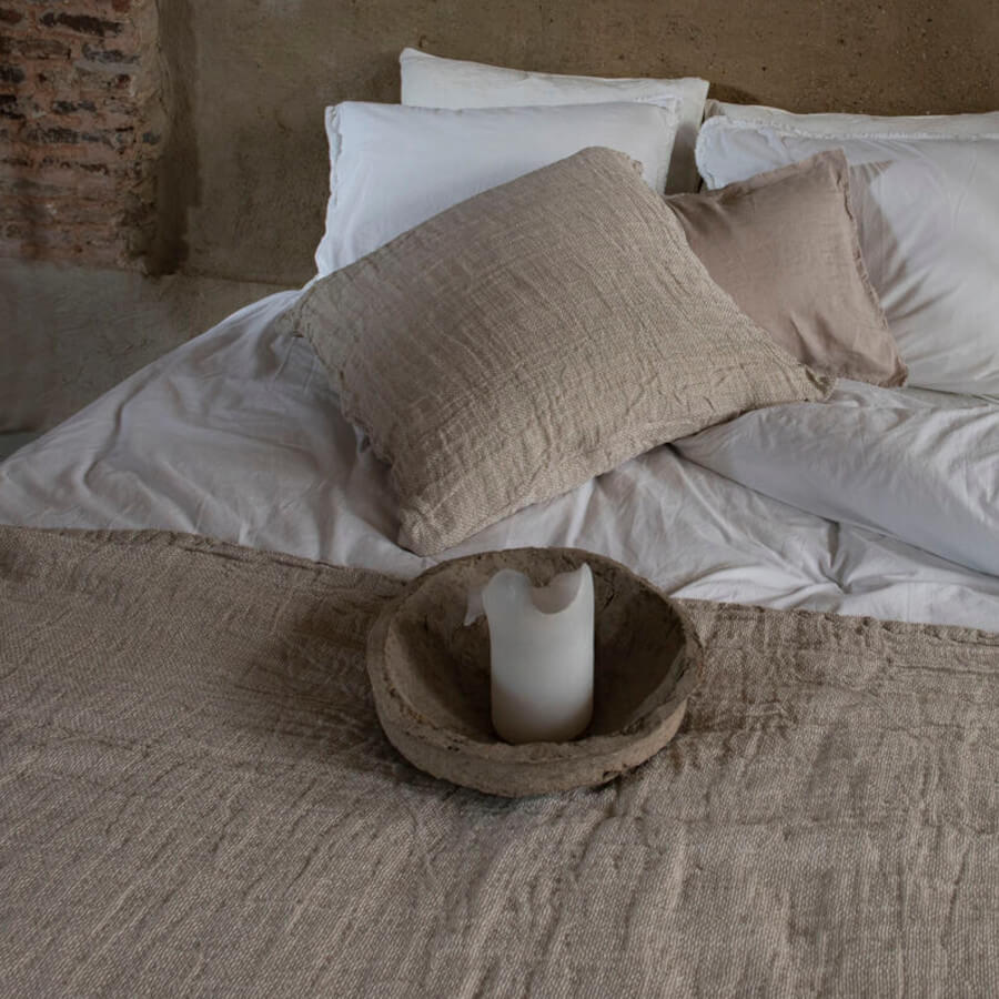 Passion for Linen Cleo Plaid, Leinen: Hochwertige Decke für Ihr Zuhause.