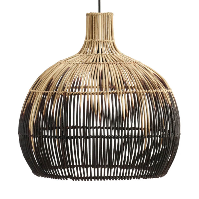 Rattan-Deckenlampe "Martha" von PR Home: Die Deckenleuchte mit Farbverlauf (38cm) ist eine stilvolle Leuchte.