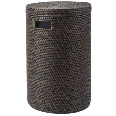 Wäschekorb Rattan mit Deckel Cino