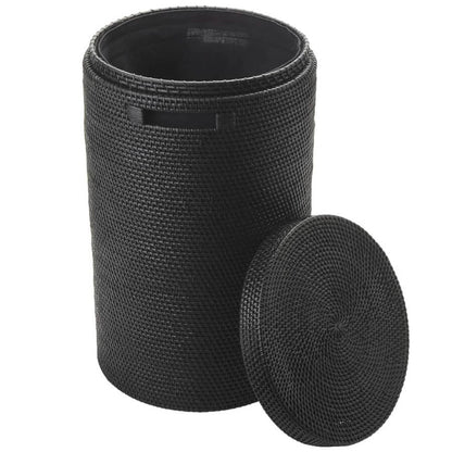 Rattan-Wäschekorb mit Deckel: Der moderne Wäschekorb "Cino" von Aquanova ist ein stilvolles Badaccessoire.