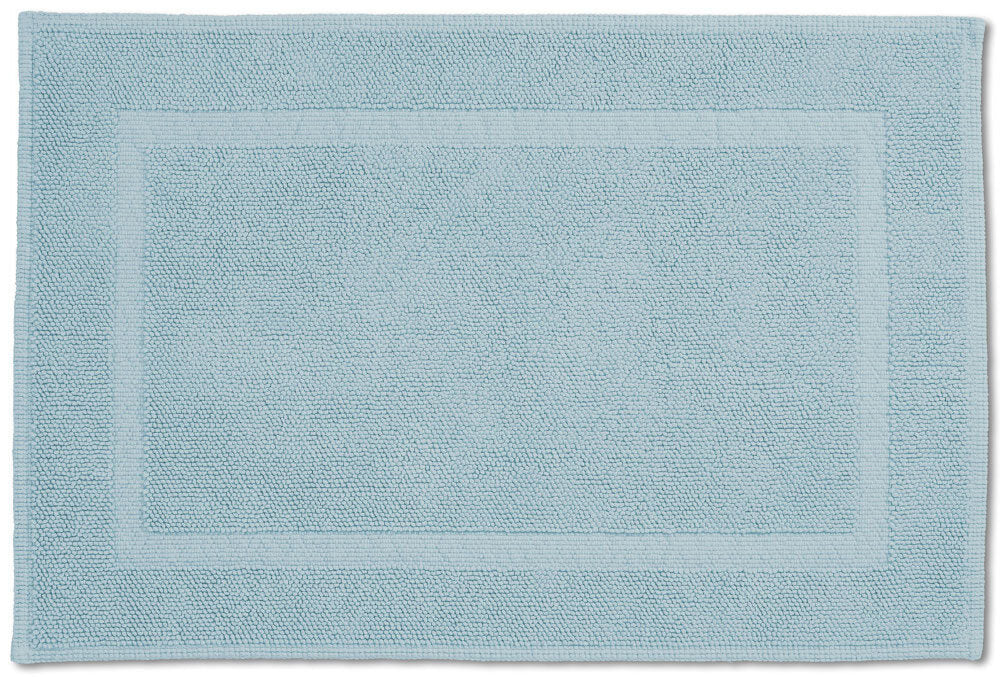 Rhomtuft Vorleger/Badvorleger Pearl in Aquamarin, frische Farben für ein belebendes Bad.