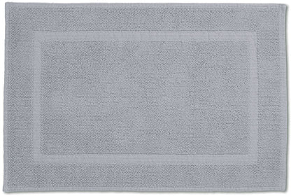 Rhomtuft Vorleger/Badvorleger Pearl in Kiesel, harmonische Farben für ein entspannendes Bad.