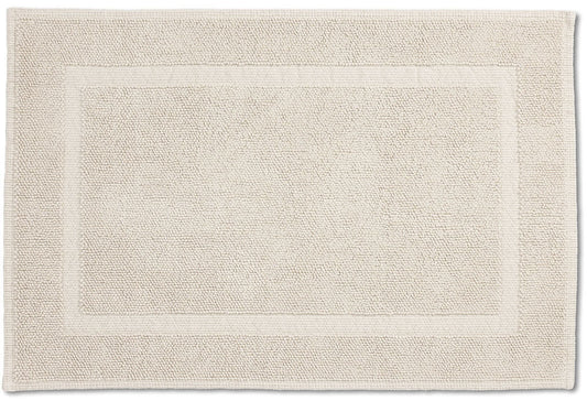 Rhomtuft Vorleger/Badvorleger Pearl in Natur, schlichte Eleganz für Ihr Badezimmer.