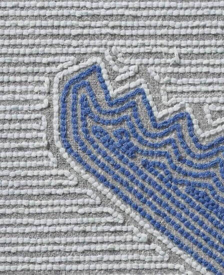 Rhomtuft Maßanfertigung Badezimmermatten: Rutschhemmende Unterseite für sicheren Stand im Bad.