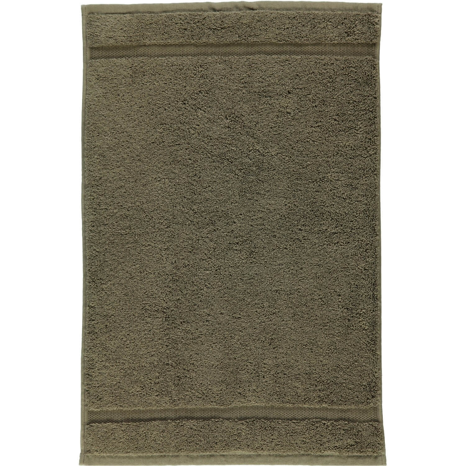 Saunatuch oder Saunahandtuch Princess von Rhomtuft in elegantem Taupe, für stilvolle Sauna-Gänge.