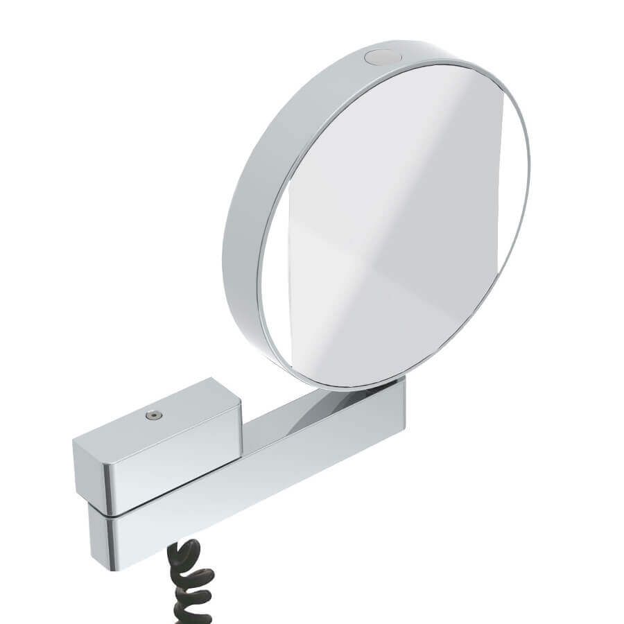 Beleuchteter Schminkspiegel von Emco: Dieser Schminkspiegel mit 3-7facher Vergrößerung und LED-Licht ist ein unverzichtbarer Helfer für Ihr tägliches Make-up.