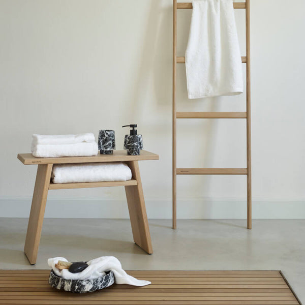 Hocker Eiche Mink