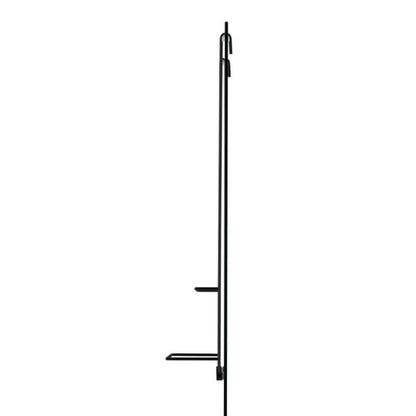 Schwarzer Badetuchhalter "Server" von Giese: Der Handtuchhalter zum Einhängen an der Duschtür (670cm) ist ein stilvoller Handtuchhalter.