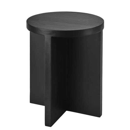 Schwarzer Hocker "Cole": Der Badhocker von Aquanova ist ein modernes und stilvolles Badaccessoire.