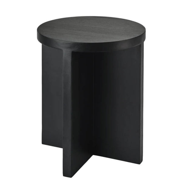 Schwarzer Hocker Cole