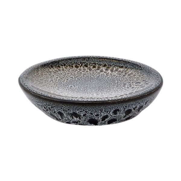Aquanova Ugo Seifenablage in Oliv/Schwarz: Moderne Ablage aus Keramik mit Glasüberzug für Ihre Seife.