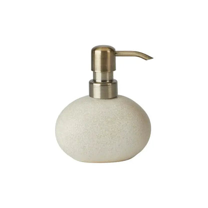 Badaccessoires Ugo Sand – Steingut mit Bronze