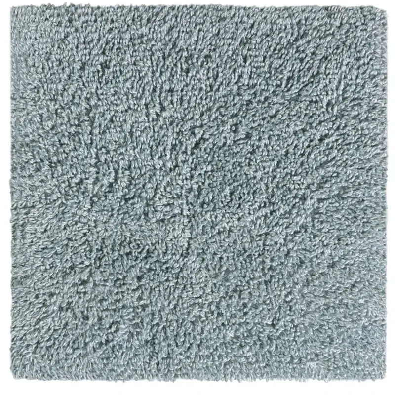 Quadratischer Badteppich Shaggy Filo – WC-Vorleger in Türkis Sea Green