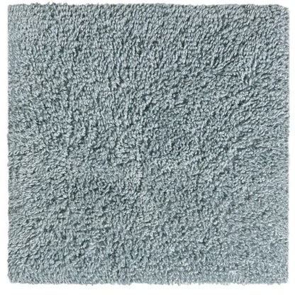 Quadratischer Badteppich Shaggy Filo – WC-Vorleger in Türkis Sea Green
