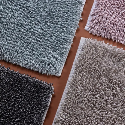 Shaggy Flor Badteppich Filo – weiche Badezimmermatte mit Schlaufen