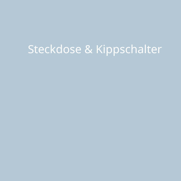 Steckdose Euroflachstecker & Kippschalter