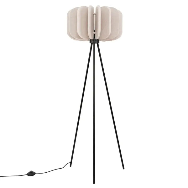 MULA Stehlampe Dreibein aus Filz – Beige