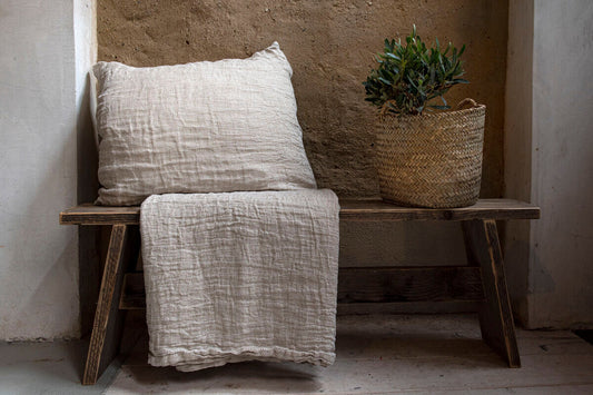 Passion for Linen Cleo Tagesdecke/Leinenüberwurf/Bettdecke: Hochwertige Decke für Ihr Zuhause.