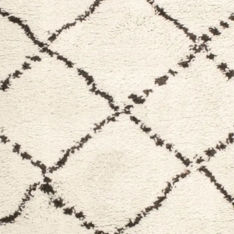 Pflegeleichter Teppich Casablanca in Beige mit Rautenmuster – zeitloser Wohnteppich für moderne Wohnräume